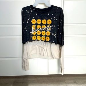 New long sleeve shirt. Medium fit. Happy. Sunflowers!🌻